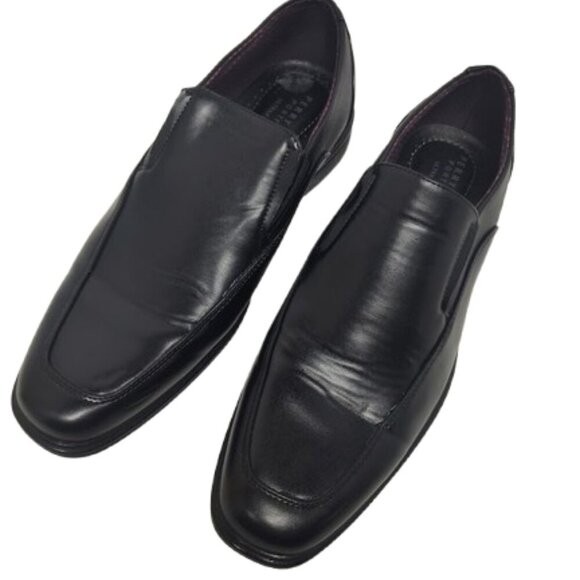 Perry Ellis Portfolio Memory Foam Men's Dress Shoe Black Size 9 - Picture 6 of 13